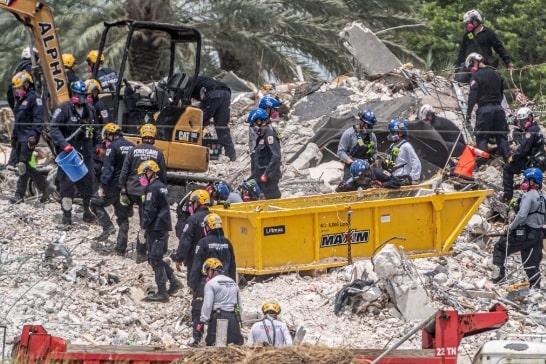 Aumenta A 32 El Numero De Muertos Por Derrumbe Del Edificio De Miami