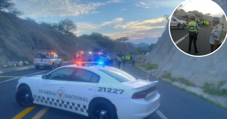 Choque entre tráiler y autobús deja 15 muertos y 36 lesionados