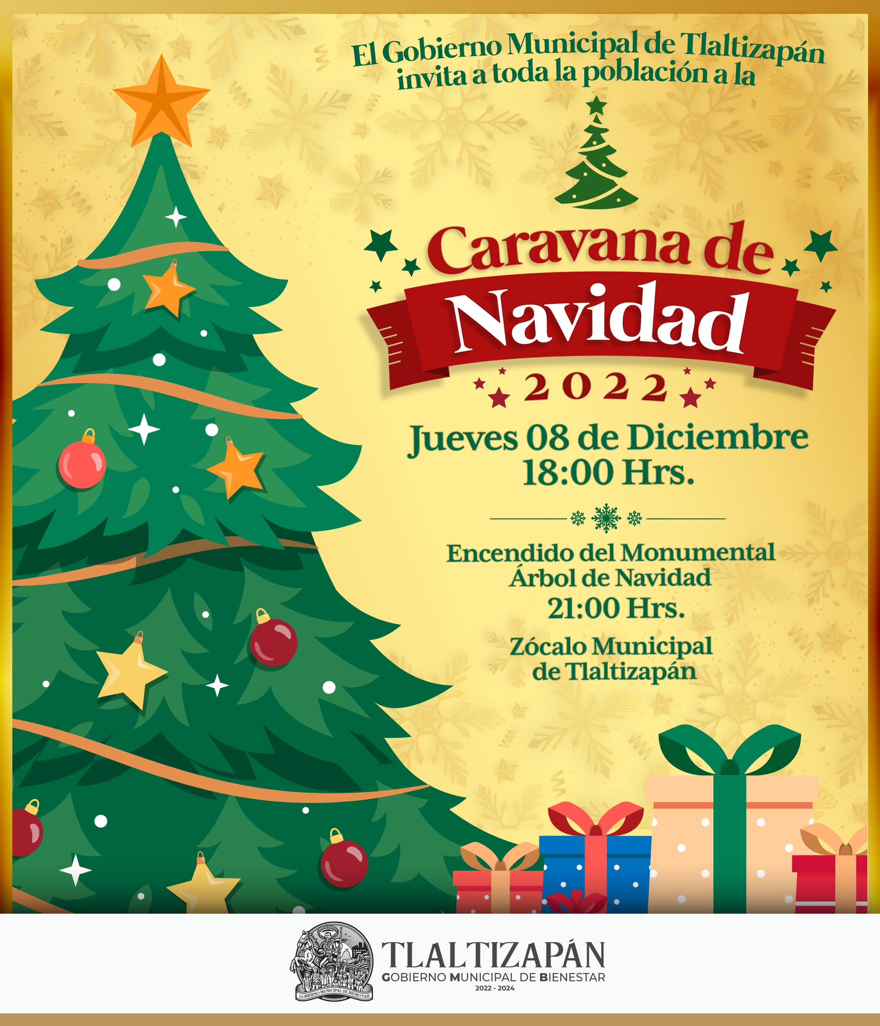 Invitan al encendido se árbol navideño en Tlaltizapán - Infórmate y más