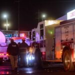 Incendio en estación migrante