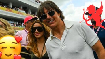 Tom cruise y shakira F1