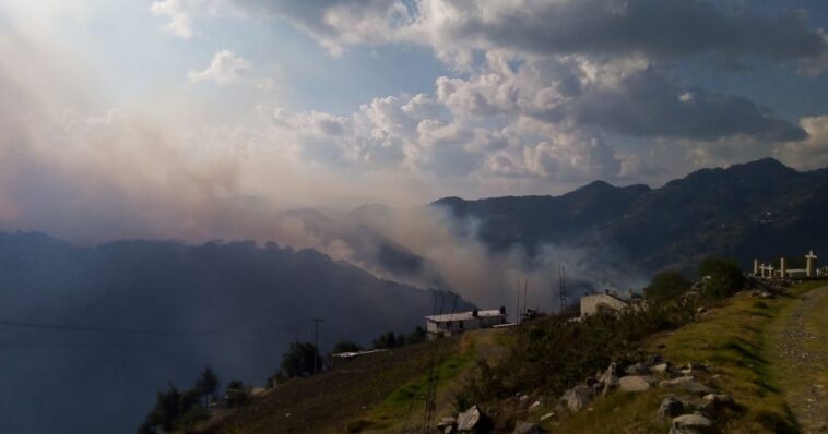 Incendio forestal Puebla