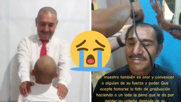 Maestro apoya a niño con cáncer