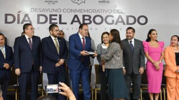 Acude gobernador a la celebración de la Barra de Abogados del Estado de Morelos