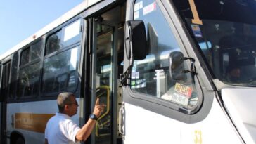 Alcoholímetro en transporte público