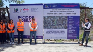 Inicia arranque de obras de urbanización en Santa María Ahuacatitlán