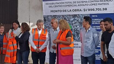 Inicia la rehabilitación del sistema contra incendios en el mercado Adolfo López Mateos