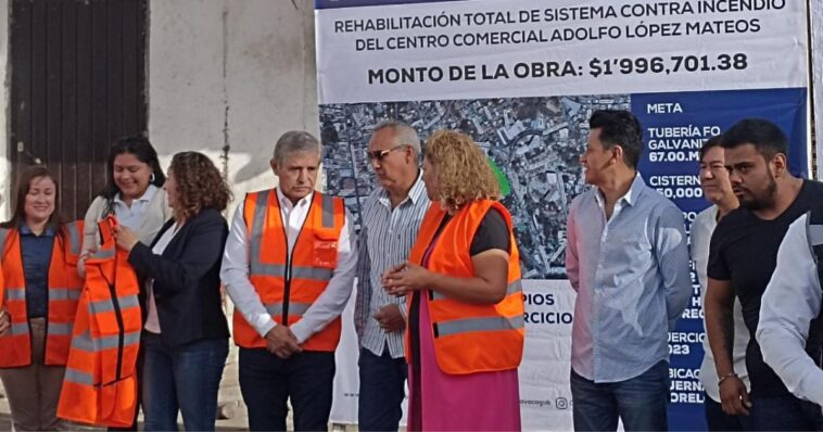 Inicia la rehabilitación del sistema contra incendios en el mercado Adolfo López Mateos