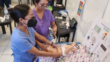 Atención de recien nacidos en Hospital Parres