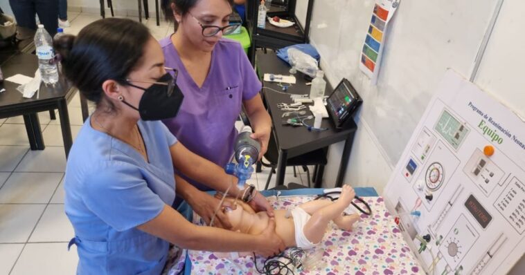 Atención de recien nacidos en Hospital Parres