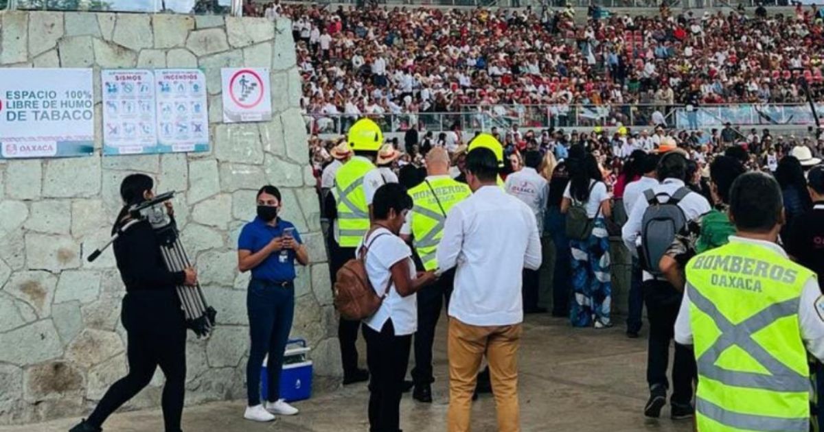 Pelea en Guelaguetza