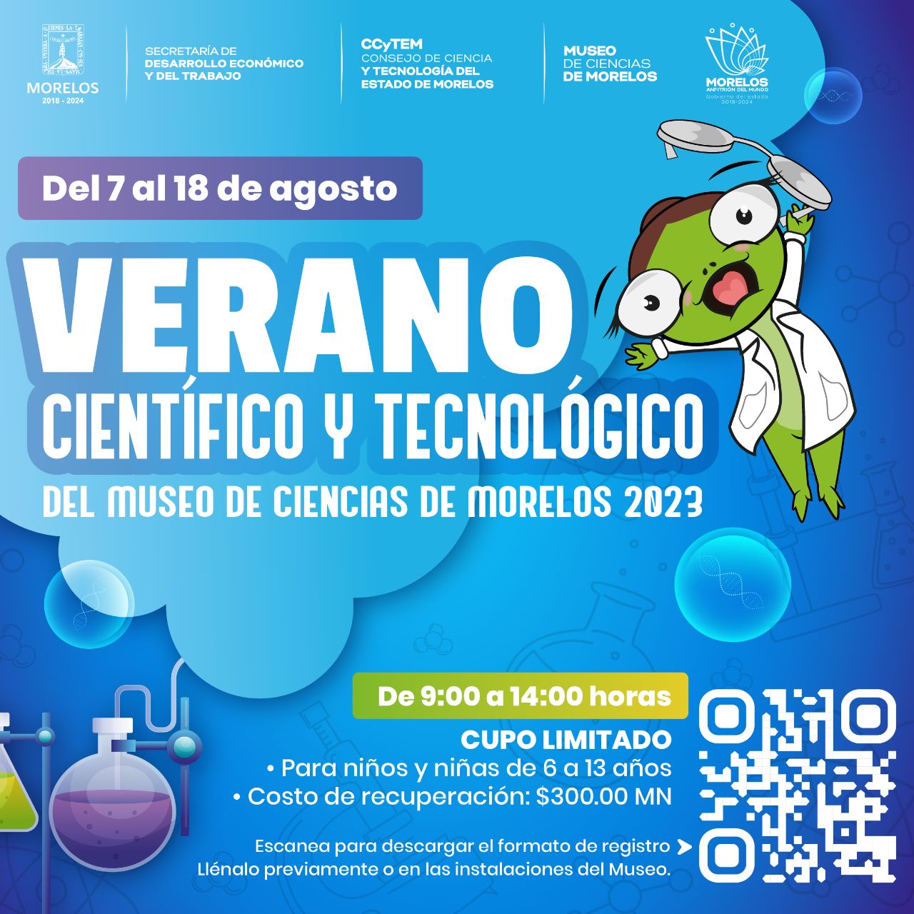 Invita CCYTEM al curso de “Verano Científico y Tecnológico”