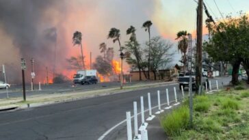 Incendio en Hawai