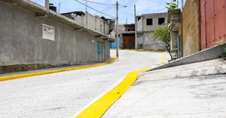 Cuauhtémoc Blanco inaugura pavimentación en Jiutepec