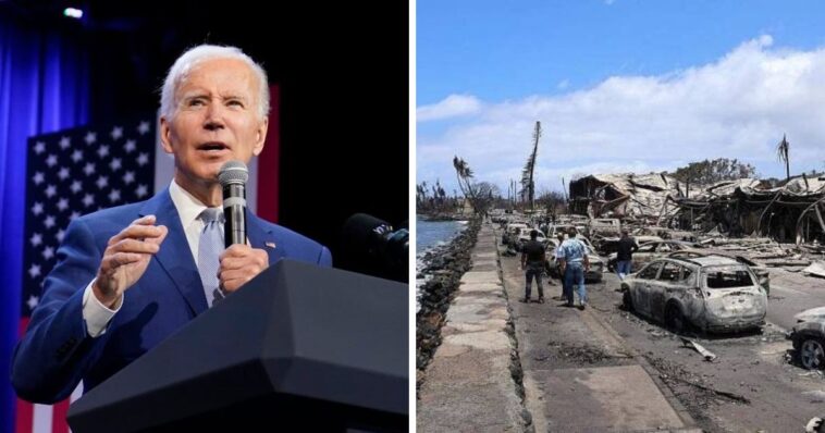 Joe Biden sobre incendios en Hawái