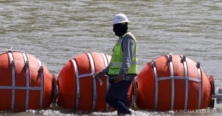 Localizan segundo cuerpo en Río Bravo junto al muro con boyas