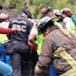 Niño es rescatado tras caer al cráter del volcán Xitle en CDMX