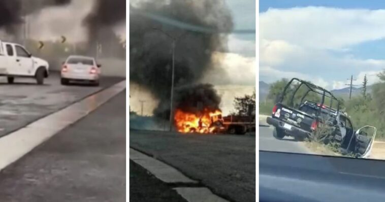 Bloqueos en carretera nacional