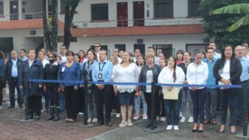 Celebran primera ceremonia de izamiento y honores a la bandera