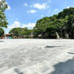 Dan últimos detalles a la rehabilitación de Plaza de Armas, Cuernavaca