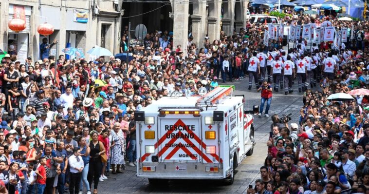 Gobernador de Morelos encabeza el Desfile Cívico-Militar