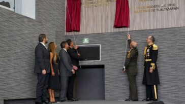 Inscriben en muro de honor al Congreso del Estado: “2023, AÑO DEL BICENTENARIO DEL HEROICO COLEGIO MILITAR”