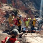 Rescate de migrantes en cerro Cuchumá