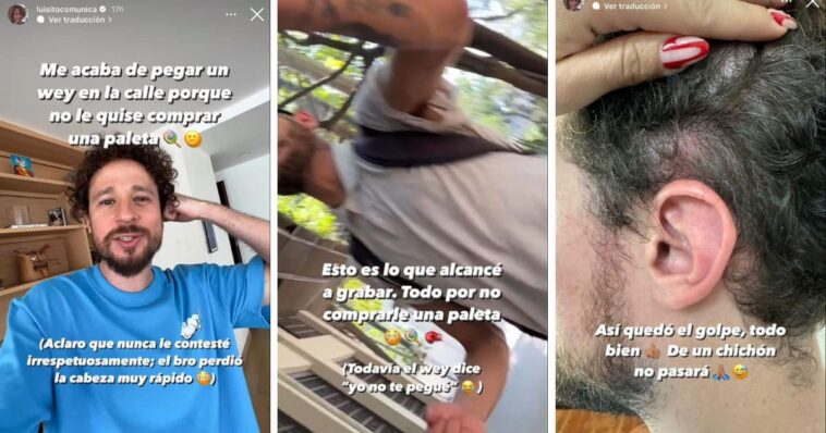 golpean a Luisito Comunica