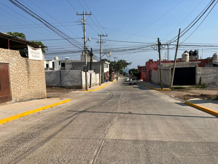 Concluyen trabajos de pavimentación en calle Camino Real en Cuernavaca