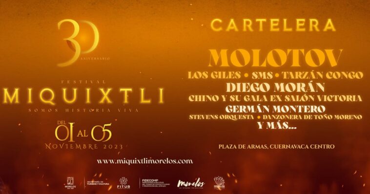 Checa la cartelera artística del Festival Miquixtli 2023