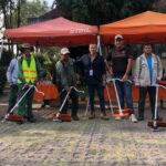 Hacen entrega de herramientas y equipo para personal de dirección de parques y jardines