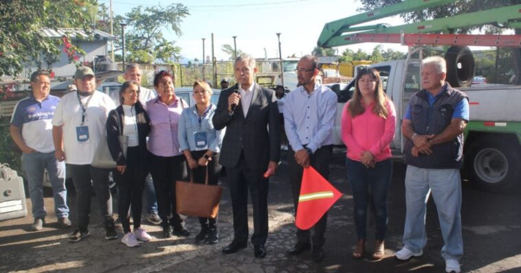 Inicia los trabajos de instalación de luminarias en Cuernavaca