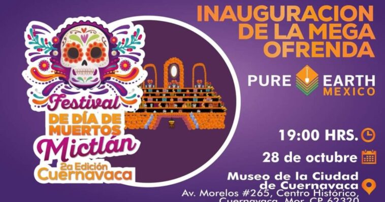 Te presentamos las actividades del Festival Mictlán 2023 para este fin