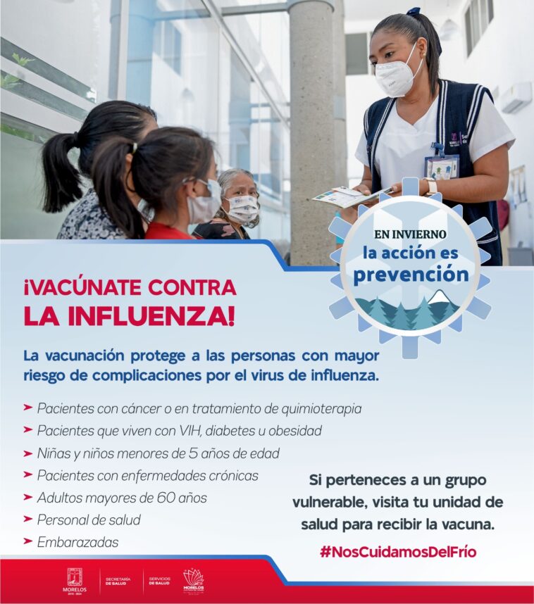 vacunación influenza morelos