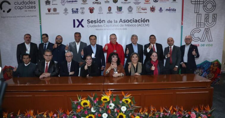 Cuernavaca presente en la IX Sesión Ordinaria de la Asociación de Ciudades Capitales de México