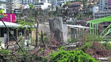 Escuelas dañadas por Otis en Acapulco