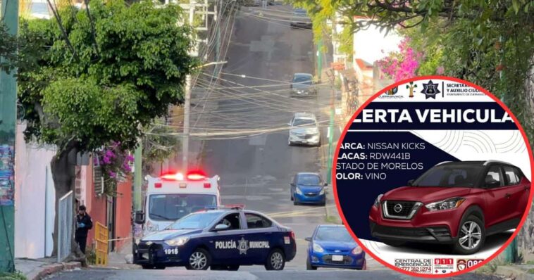 Robo de vehículo en el centro de Cuernavaca