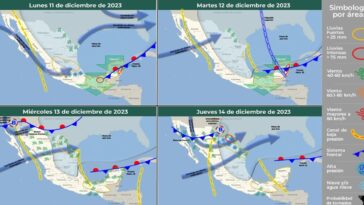 Se espera descenso de temperatura tras el frente frío