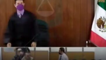 (VIDEO): Lanzan micrófono a juez durante audiencia