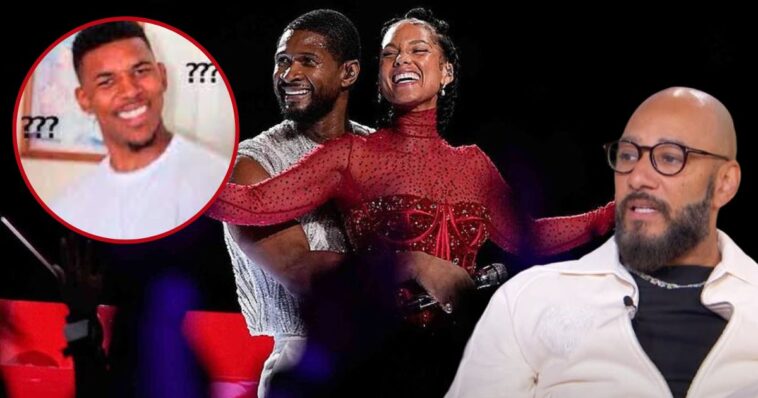 Swizz Beatz reacciona al atrevido abrazo entre Usher y su esposa