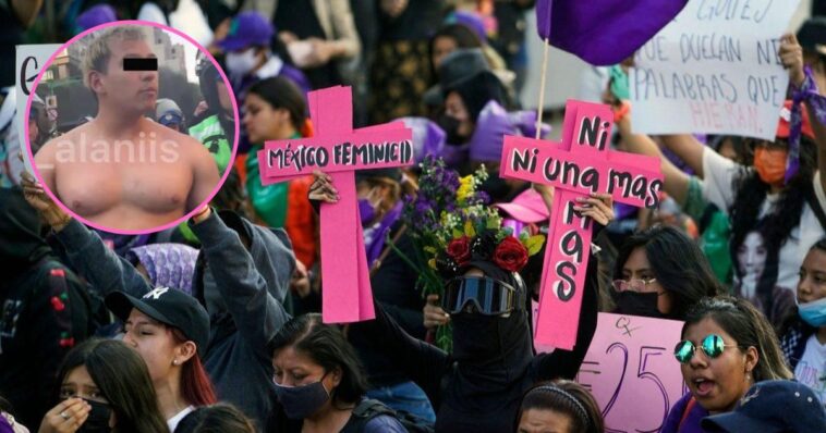 Hombre es detenido por golpear a feministas durante marcha