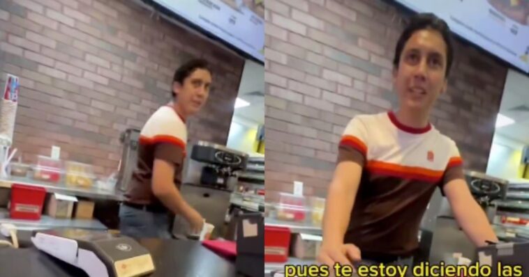 (VIDEO):Gerente de Burger King insulta a cliente por pedir promoción