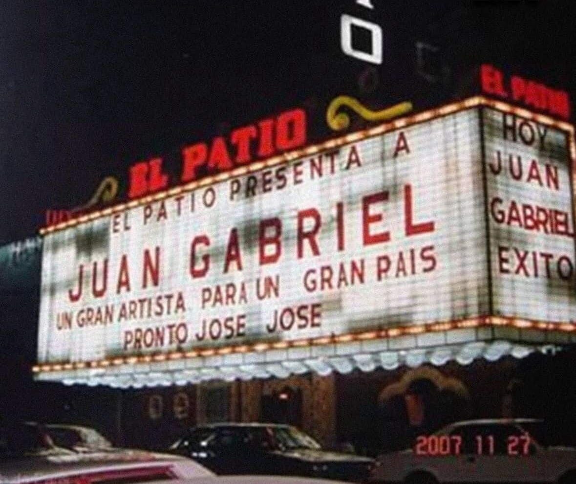 Juan Gabriel en El Patio