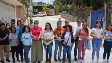 Alcalde de Cuernavaca cumple con la entrega de vialidades en Santa María Ahuacatitlán