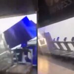 Cae fachada de gimnasio en Zapopan tras lluvias