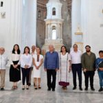 Gobernadora electa de Morelos presente en la gira de AMLO por Morelos