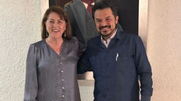 Margarita González Zaravia se reúne con el director del IMSS