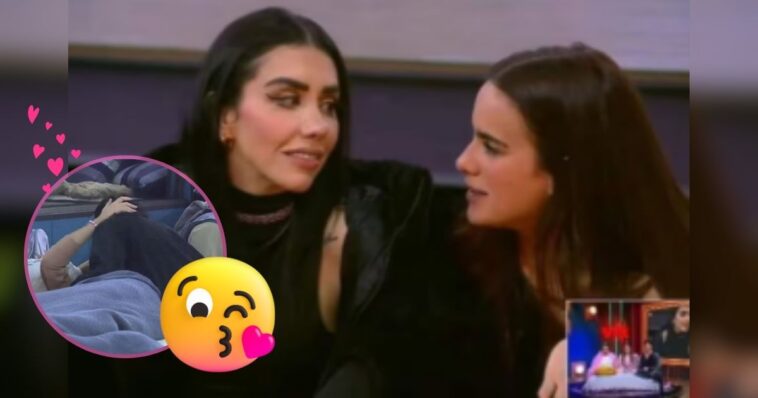 Karime y Gala beso