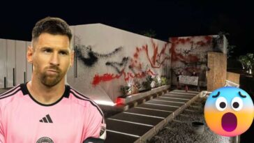 lionel messi casa vandalizada