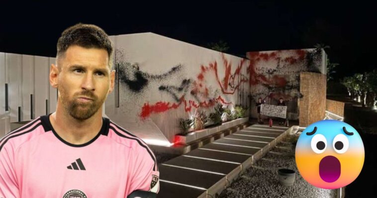 lionel messi casa vandalizada